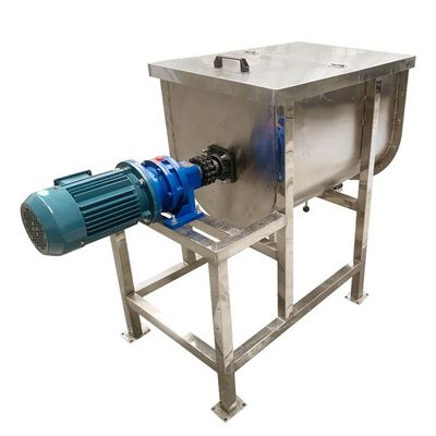 品質  Horizontal Animal Feed Stainless Steel Ribbon Poultry Chicken Animal Feed Mixer In Kenya 工場